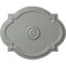 Ekena Millwork Waltz Ceiling Medallion (Fits Canopies up to 4 1/2"), 21 1/4"W x 17 3/8"H x 1"P, Primed White CM21WA - alternate 1